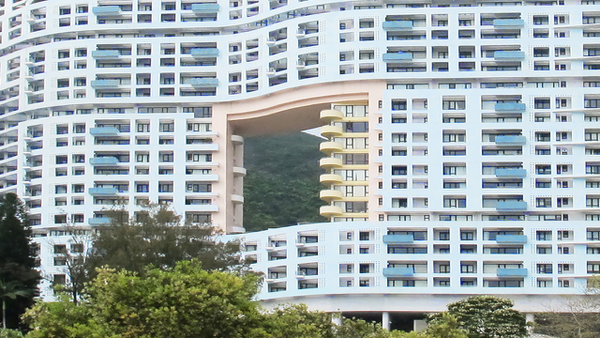 ... why many buildings in Hong Kong have holes?