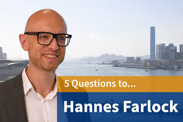 Welcome to Hong Kong, Hannes Farlock!